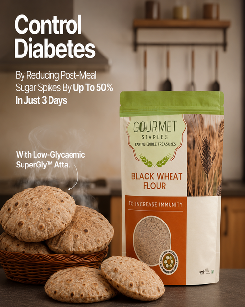 Black Wheat Flour for Balanced Sugar Levels and Better Digestion