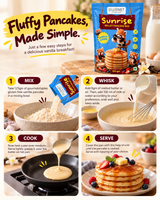 Sunrise Millet pancake Mix - Vanilla Flavour