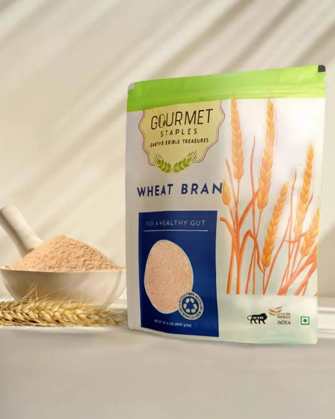 Gourmet Staples Wheat Bran for Healthy Gut and High Fiber Diet